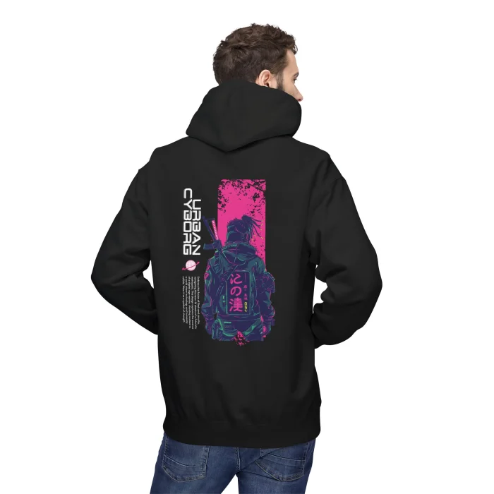Bluza z kapturem z nadrukiem Urban Cyborg